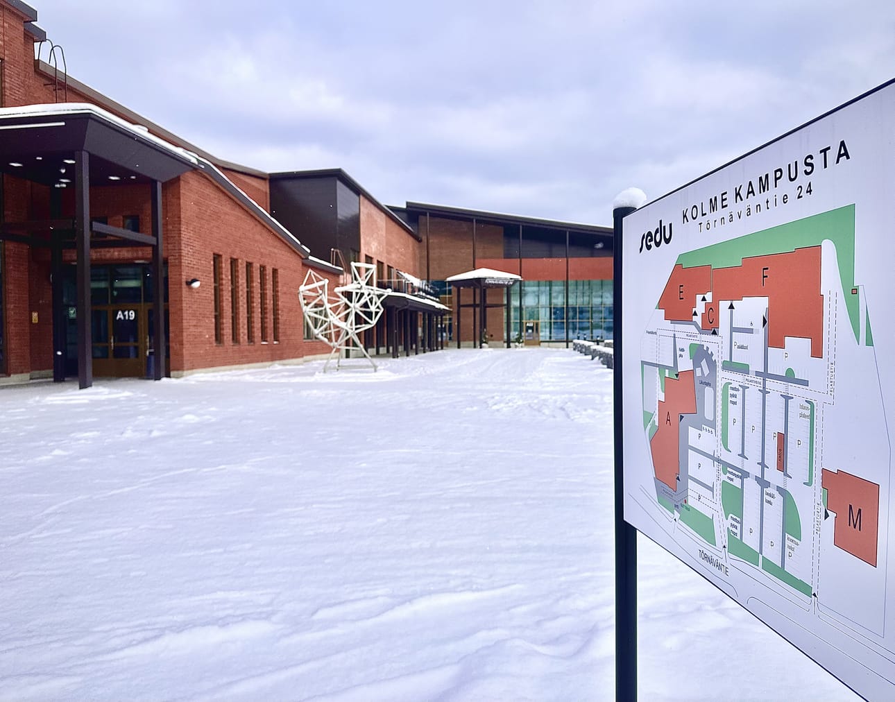 Sedun kampuksilla on tarjolla yhteensä 1341 aloituspaikkaa.