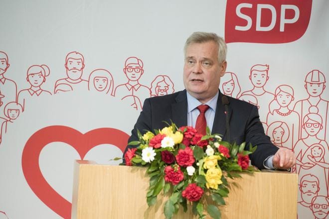 SDP:n puheenjohtaja Antti Rinne sanoo, että sdp tavoittelee myös toiminnan muuttamista ihan kuin uusi poliittinen liikekin. KUVA: Mauri Ratilainen
