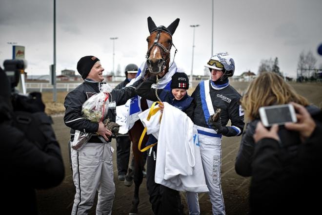Seinäjoki-Race-kisan päälähdön vei nimiinsä Twister Bi ohjastajanaan Christoffer Eriksson. Kuva Tomi Kosonen