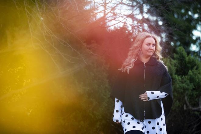 Heidi Mattsson on nykyään bloggari ja vaatemalli. KUVA: JARNO PELLINEN