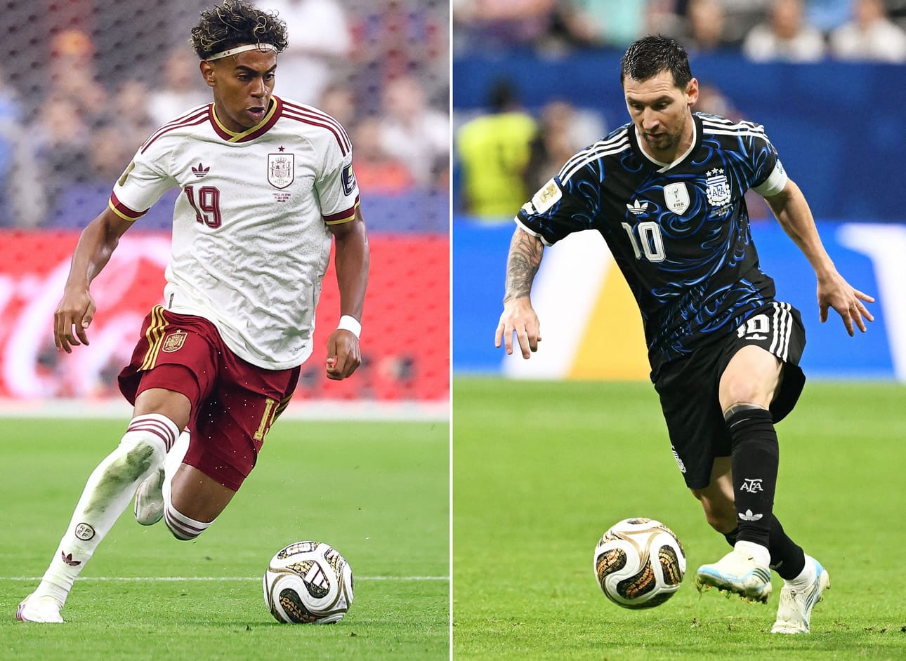 Espanjan ja Argentiinan supertähdet Lamine Yamal ja Lionel Messi kohtaavat MM-finaalissa.