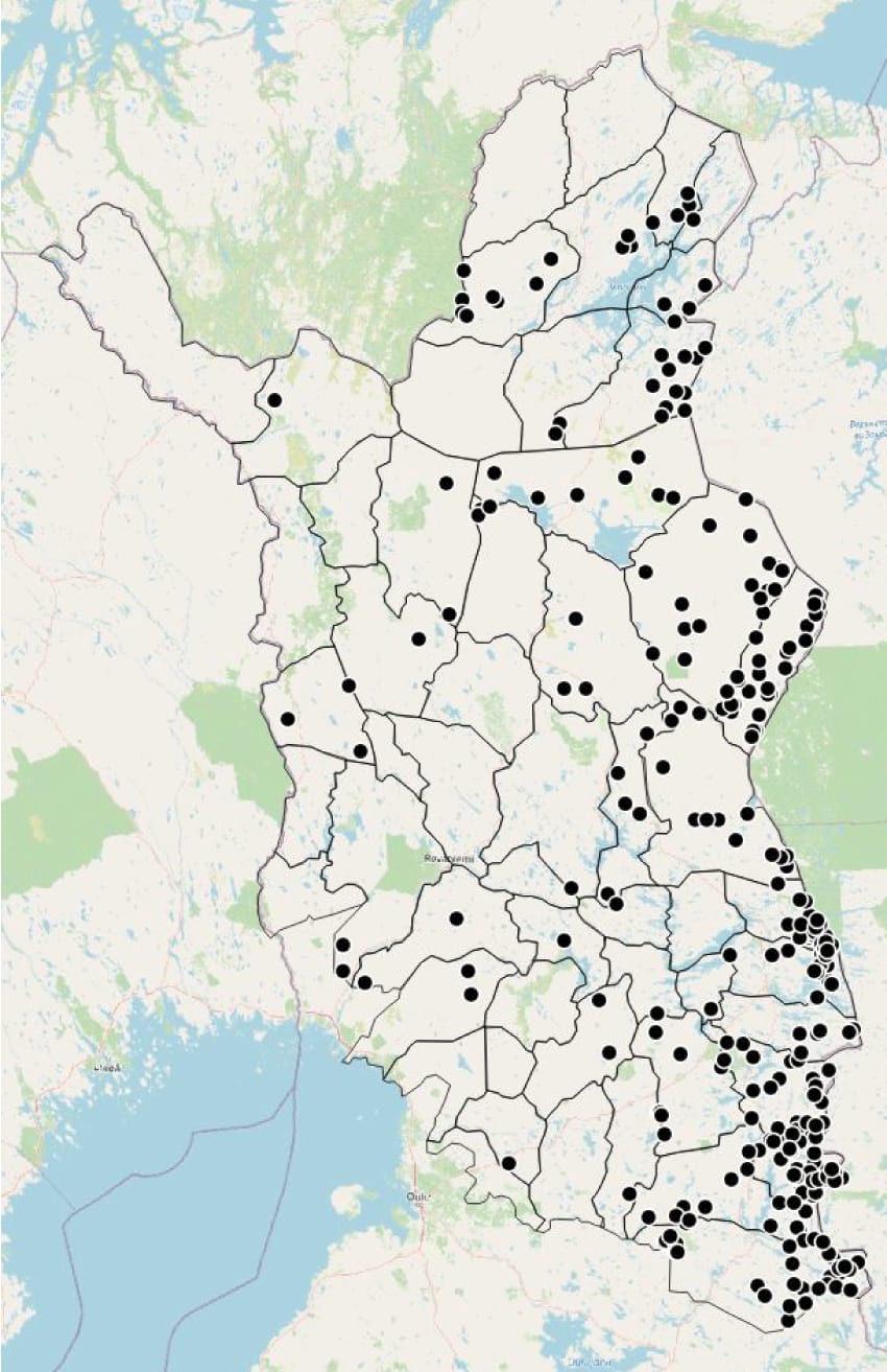 Poronhoitoalueella kaadetut karhut 1.1.2019–24.5.2023.
