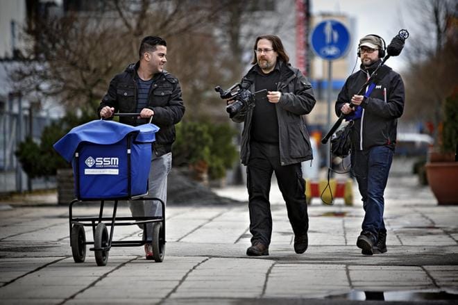 Dokumentissa seurataan Seinäjoen VOKia, turvapaikanhakijoita, aktivisteja ja 105th Guardians -katupartioihmisten menoa. Arkistokuva: Tomi Kosonen