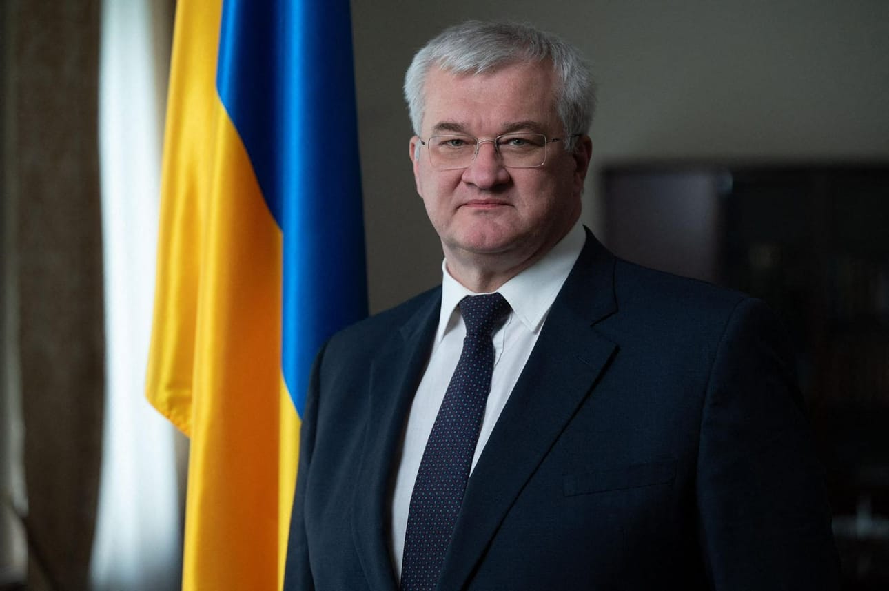 Andri Sybiha Ukrainan ulkoministeriön välittämässä valokuvassa. Lehtikuva / handout / Ukrainian Foreign Ministry press service