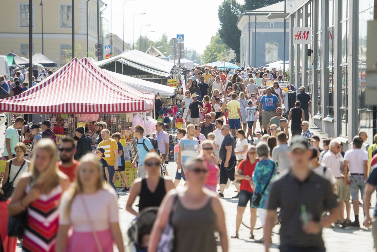 Jaakon Päiviä vietettiin Pietarsaaressa vuonna 2018. Arkistokuva.