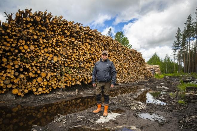 Ylistarolainen Mikko Kuivinen seuraa aktiivisesti, millaisia metsätiloja tulee myyntiin. Tästä muistuttaa myös sähköpostiin tasaisesti kilahtavat vahdin muistutukset. – Jos tulee hyvä palsta, niin käyn ammattilaisen kanssa sen läpi. Harkitsen, uskaltaako tehdä tarjouksen. Alle 10 hehtaarin metsätiloja hän ei havittele, sillä niiden hinta karkaa liikaa. KUVA: MIRANDA KIVEKÄS