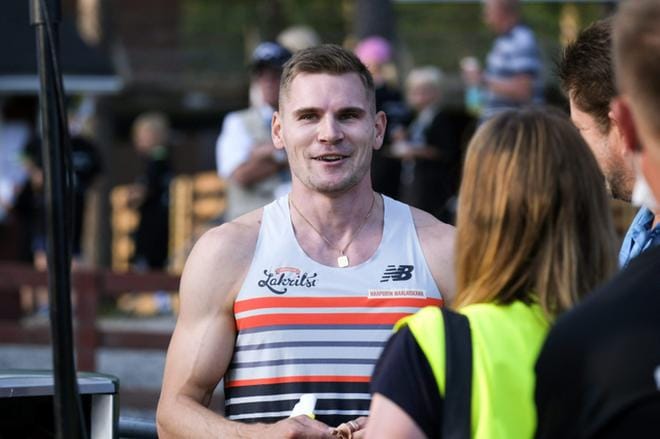 Elmo Lakka on valmiina olympiastarttiin. Kuva: Lehtikuva/Minna Raitavuo