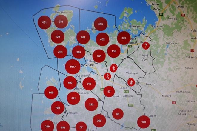 Kuvakaappaus Vaasan sähkön sivulta.