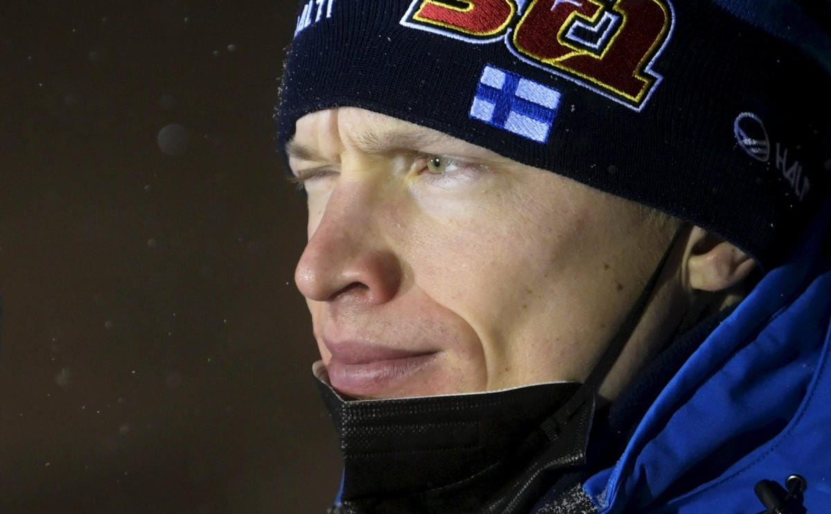 Iivo Niskanen on lauantaina yksi suurimmista ennakkosuosikeista. LEHTIKUVA / VESA MOILANEN