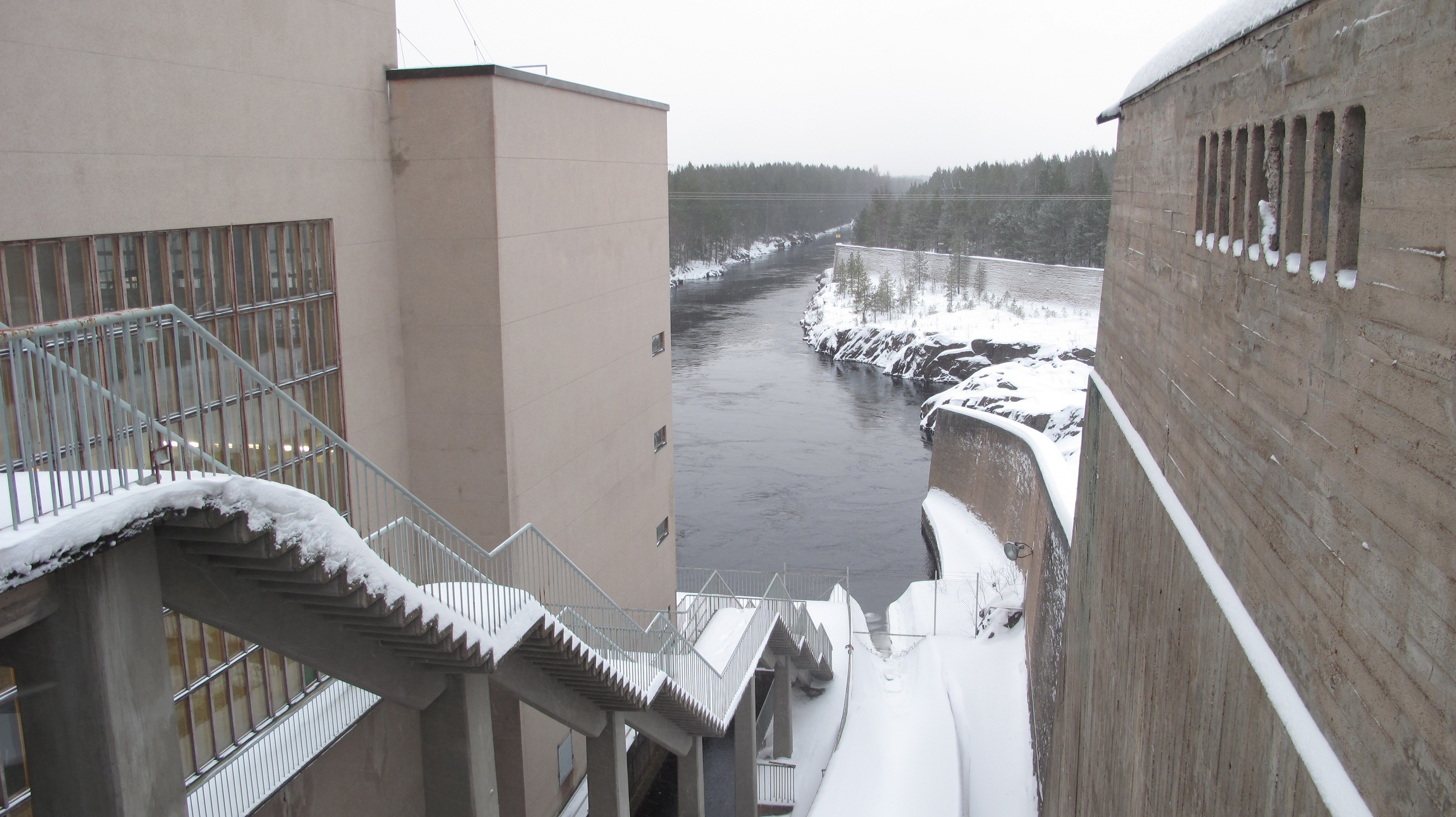 Kuvassa Jylhämän voimalaitos Vaalassa. Arkistokuva.