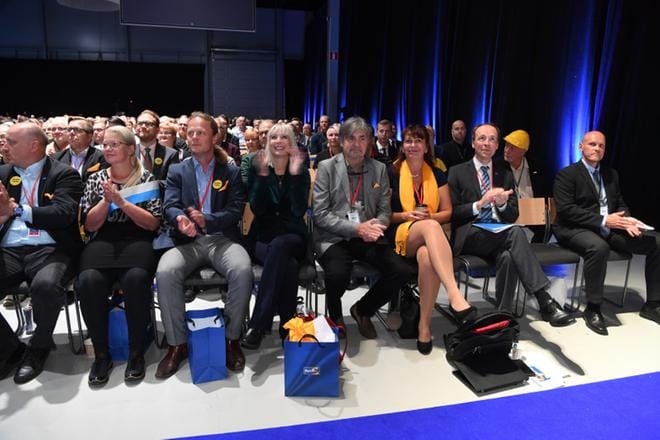 Perussuomalaisten puolueneuvosto on koolla Lahdessa. KUVA: KIMMO BRANDT