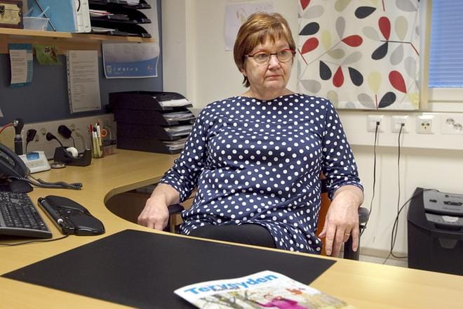 Vuoden terveydenhoitajaksi viime vuonna valittu seinäjokelainen Marianne Mäki-Jouppi jatkaa toisen kauden Terveydenhoitajaliiton edustajiston puheenjohtajana. KUVA: HEIKKI HAKANEN