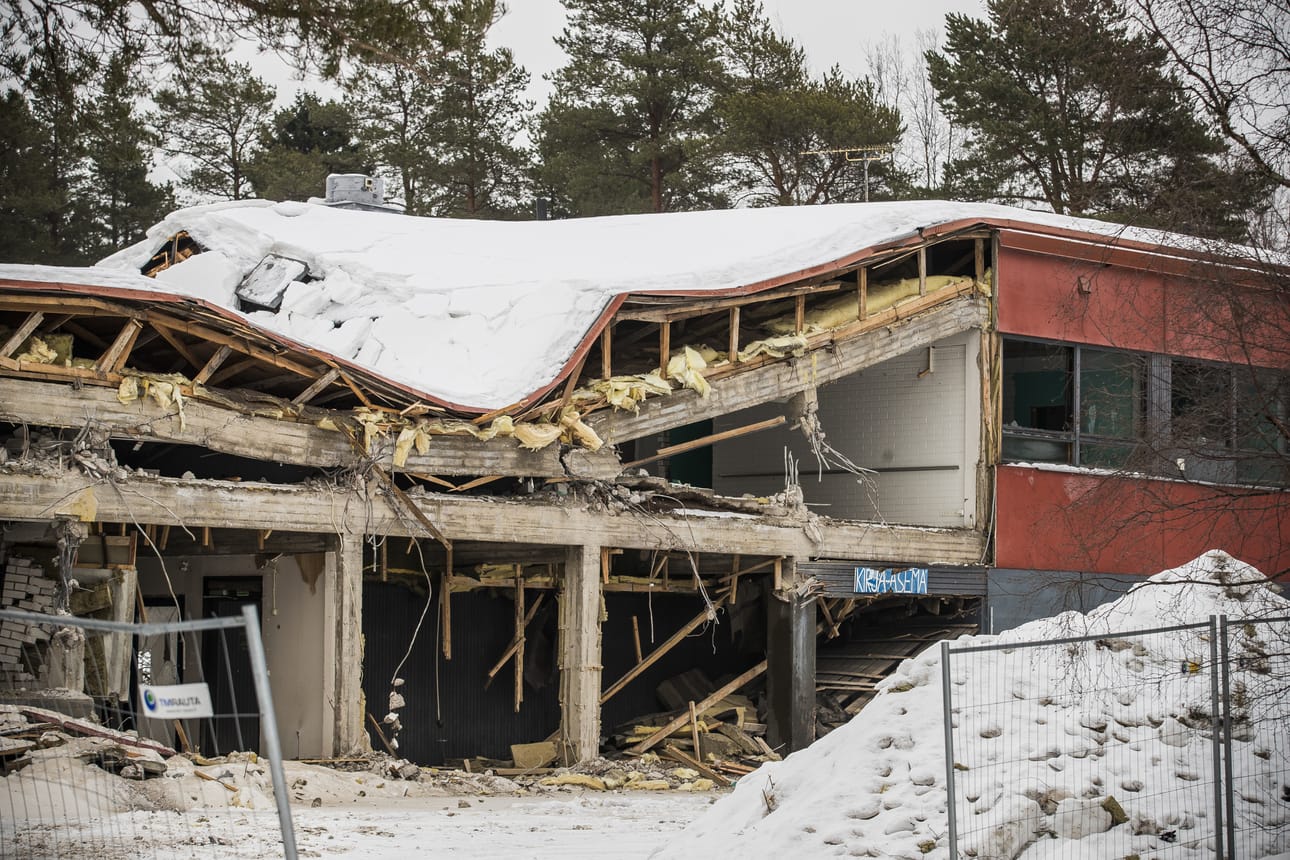 Saloisten koulua puretaan