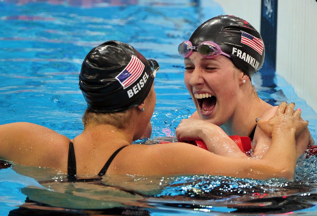 Missy Franklin voitti naisten 200 metrin selkäuinnin.