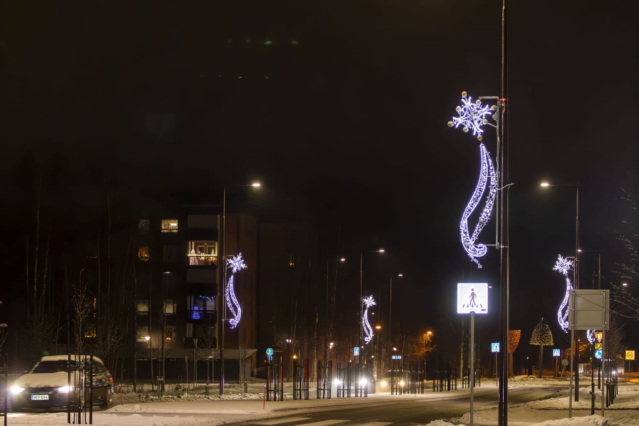 Kempeleentien valaistukseen kysyttiin myös kuntalaisten mielipidettä.