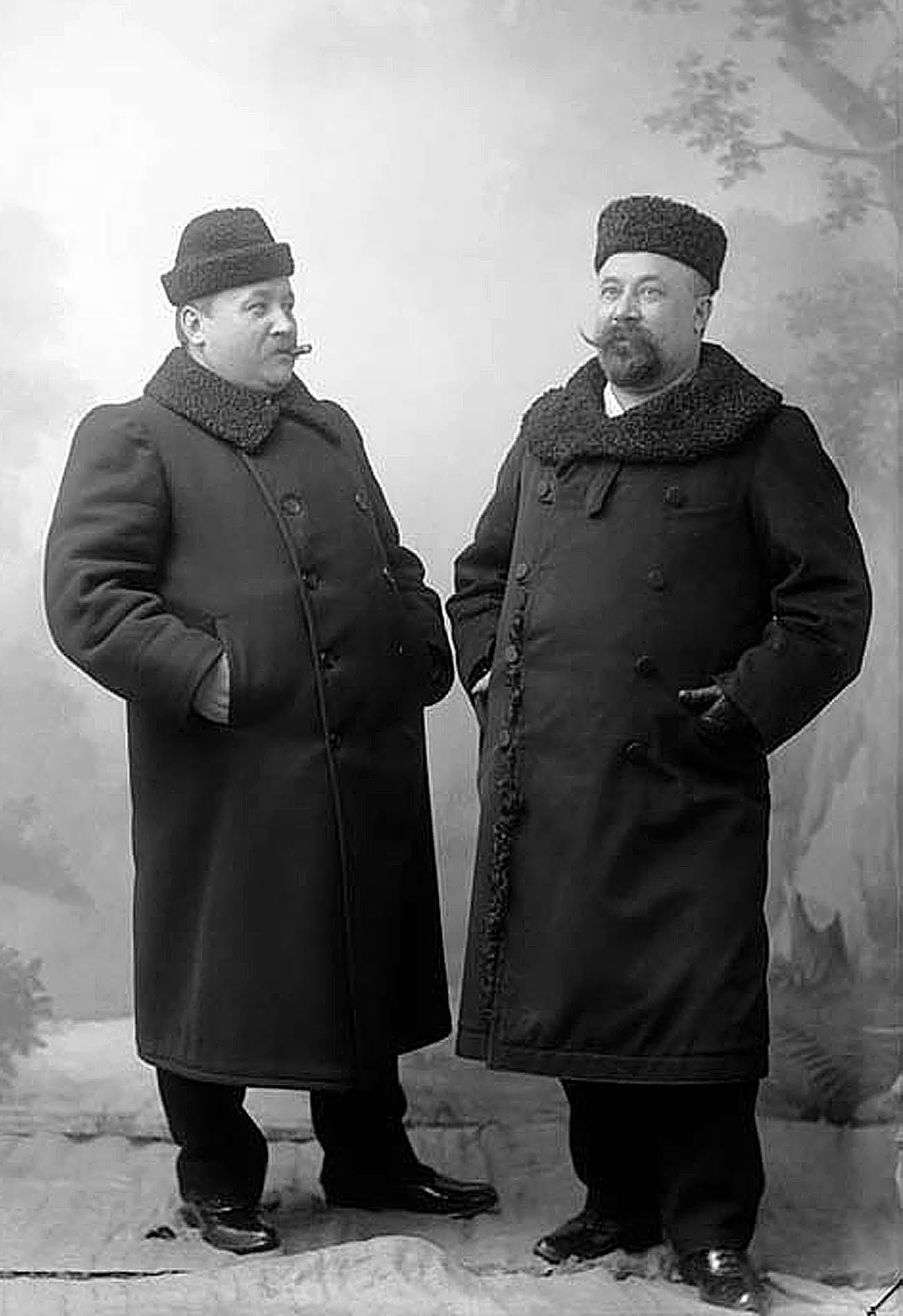 Oskar Merikanto ja Abraham Ojanperä olivat työtovereita ja ystäviä.
