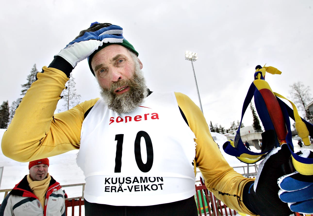 Juha Miedon sadasosan tappiosta on kulunut 34 vuotta. Kuvassa Mieto Kuusamossa vuonna 2008.