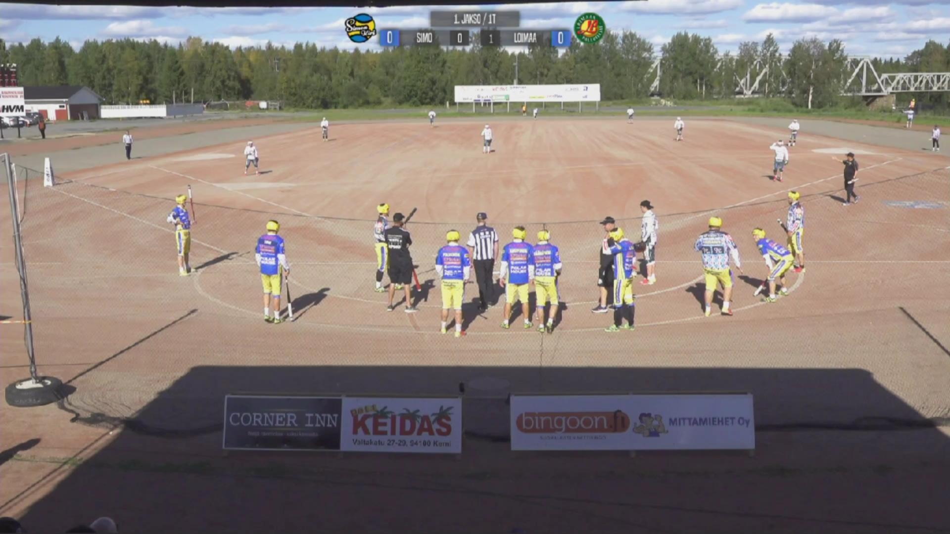 Ottelutallenne: Simon Kiri–Loimaan Palloilijat, 16.8.2020