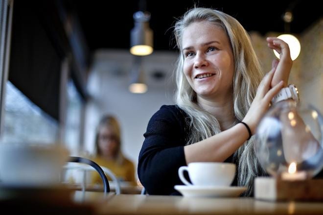 Painin maailmanmestari Petra Ollin taustat ovat kunnossa. KUVA: TOMI KOSONEN