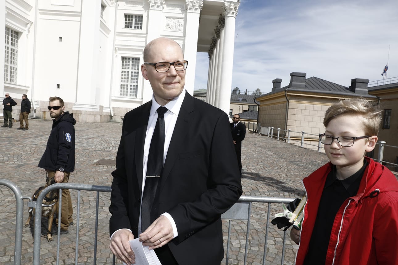 Tuomo ja Pietari Saarikko tulivat paikalle läheisen kannustamana.