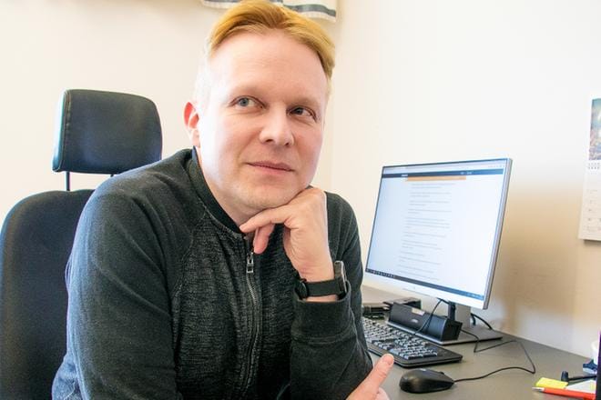 Suupohjan tietosuojavaltuutettu Petri Borén kokoaa parhaillaan dokumentteja ja ohjeistusta siitä, kuinka EU-tietosuoja-asetuksen velvoitteet pystytään takaamaan alueen kunnissa. KUVA: JORMA HAVULA