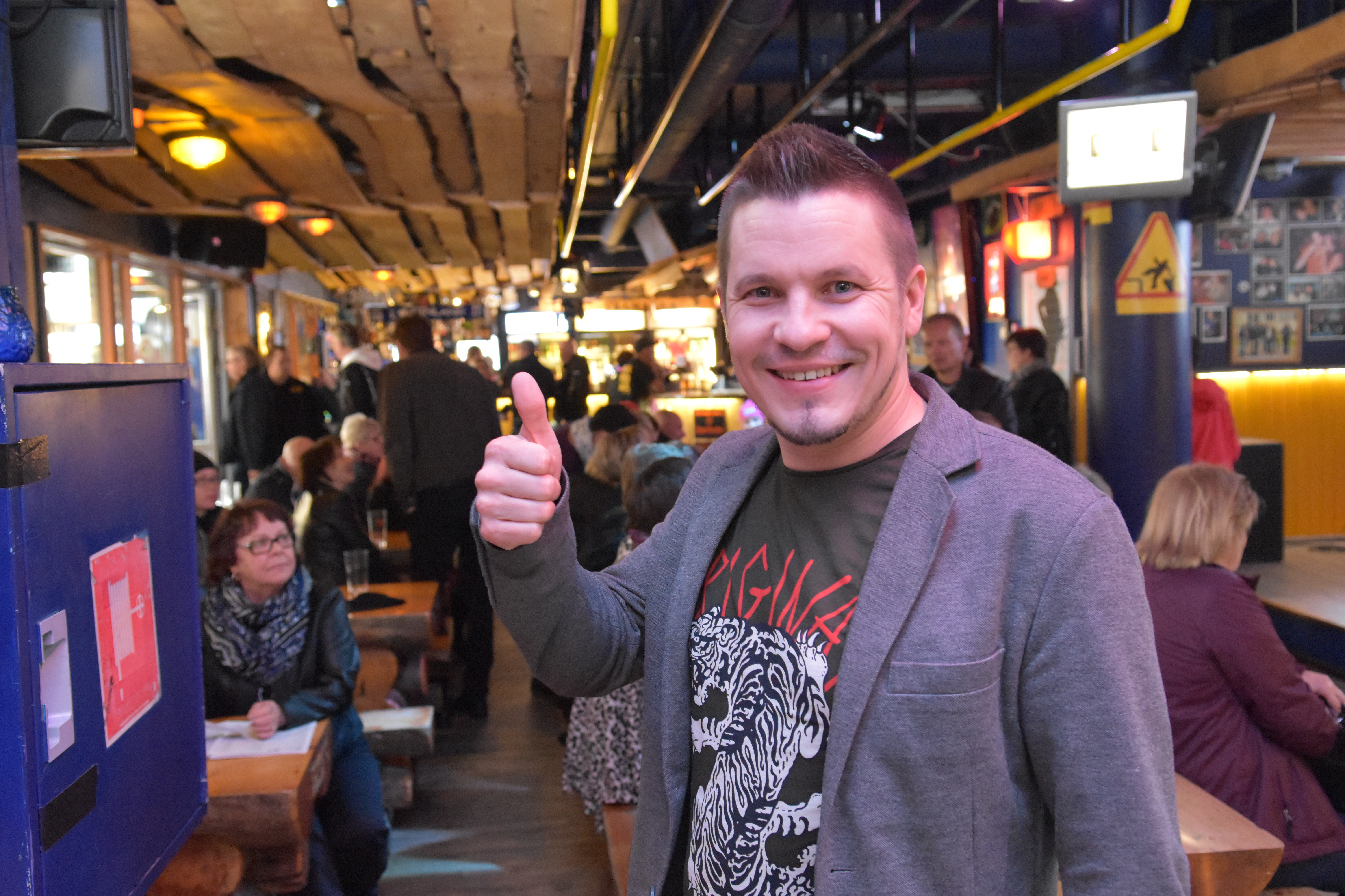 Tuukka Oja on käynyt karaokekarnevaaleilla joka kerta ja aikoo tulla vastakin.