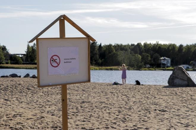 Hietasaaren uimaranta. KUVA: Arkisto.