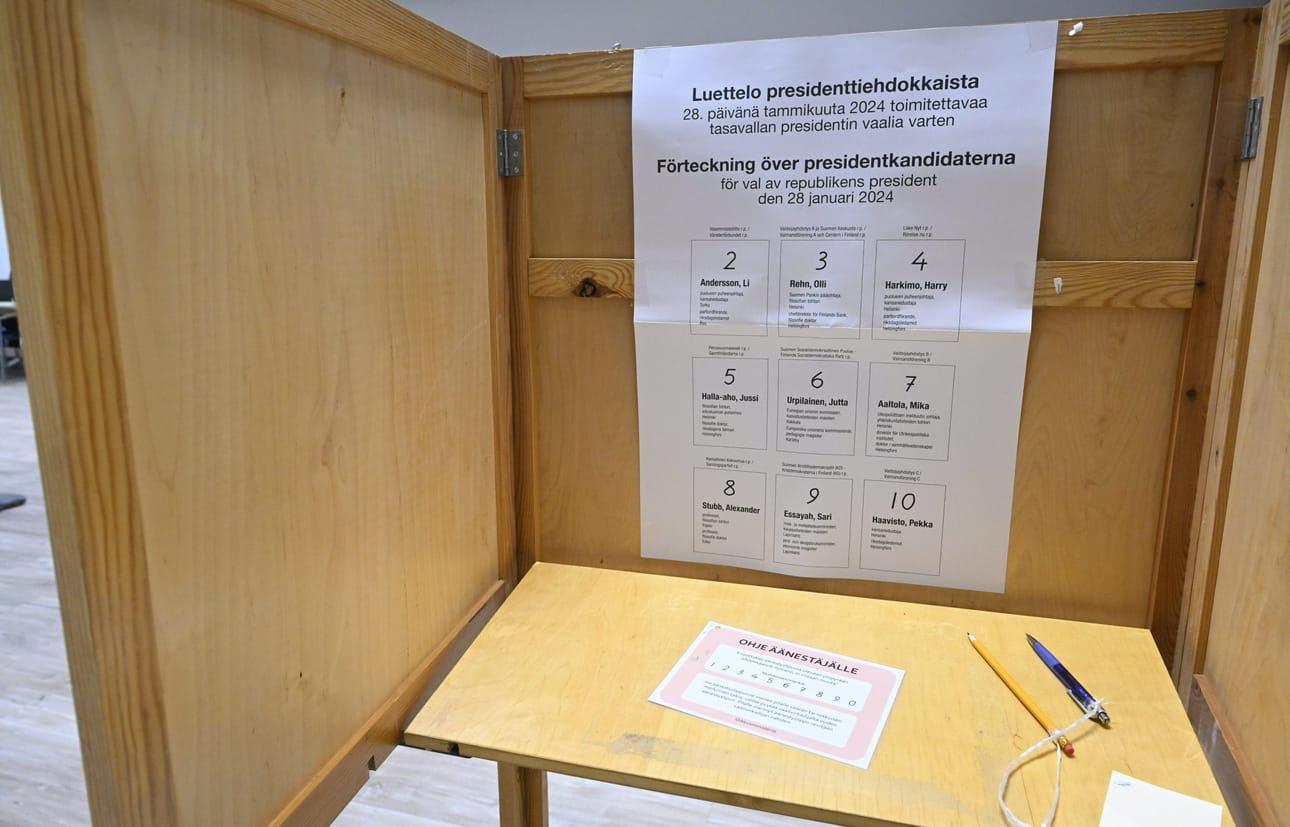 Ennakkoäänestys jatkuu vielä maanantaina ja tiistaina.