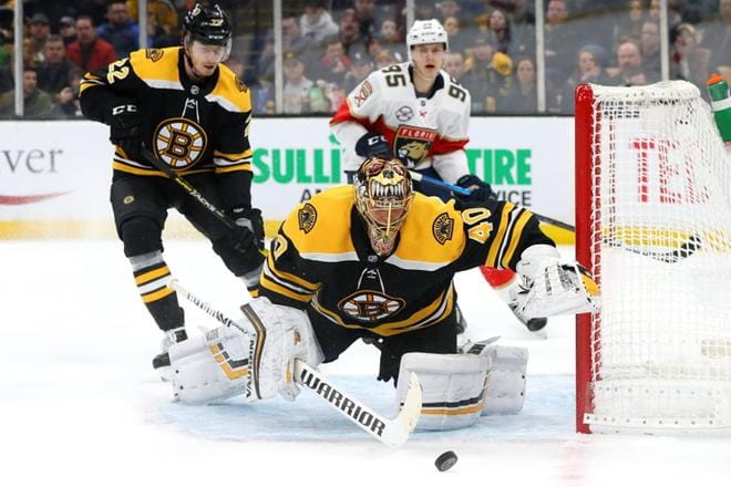 Tuukka Ras torjui 22 kertaa. Kuva: Maddie Meyer, Lehtikuva