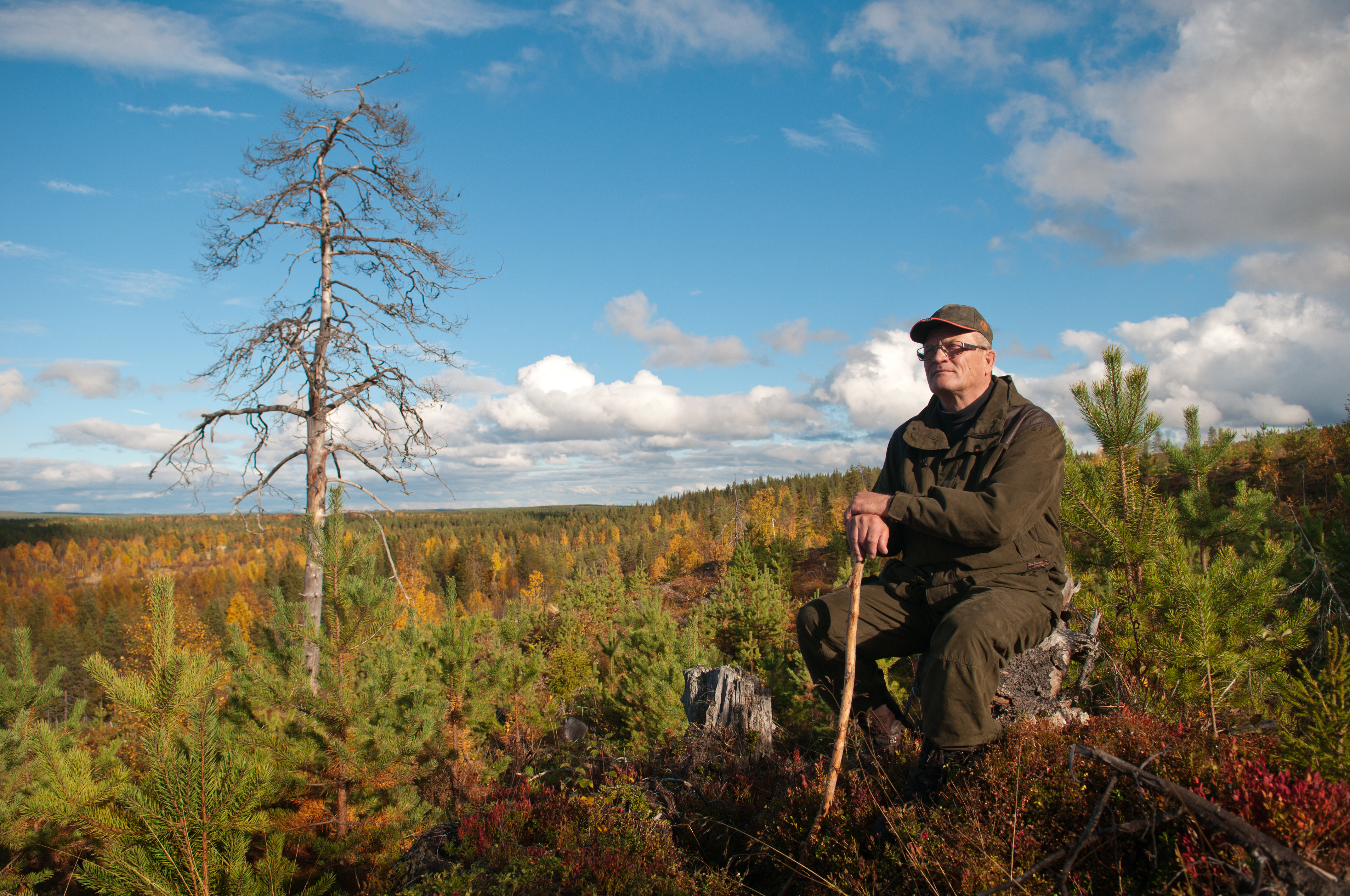 Juhani Määttä on pärjännyt metsästäjien kanssa aina keskustelemalla.