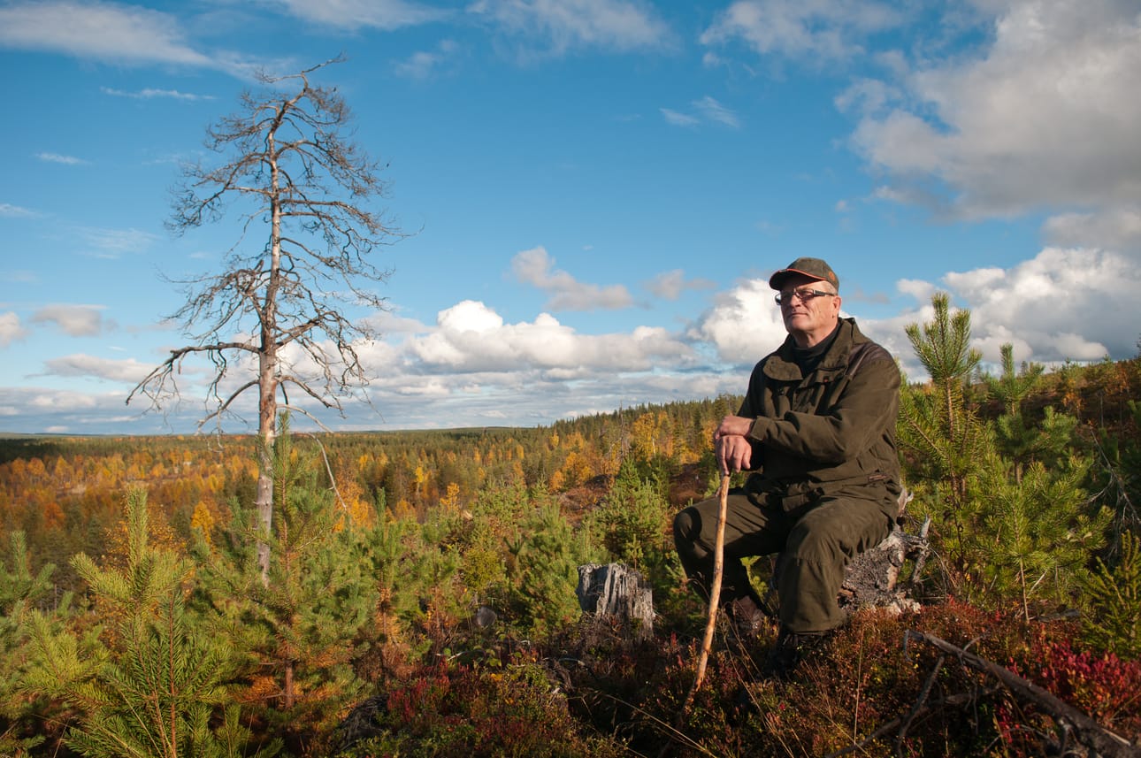 Juhani Määttä on pärjännyt metsästäjien kanssa aina keskustelemalla.