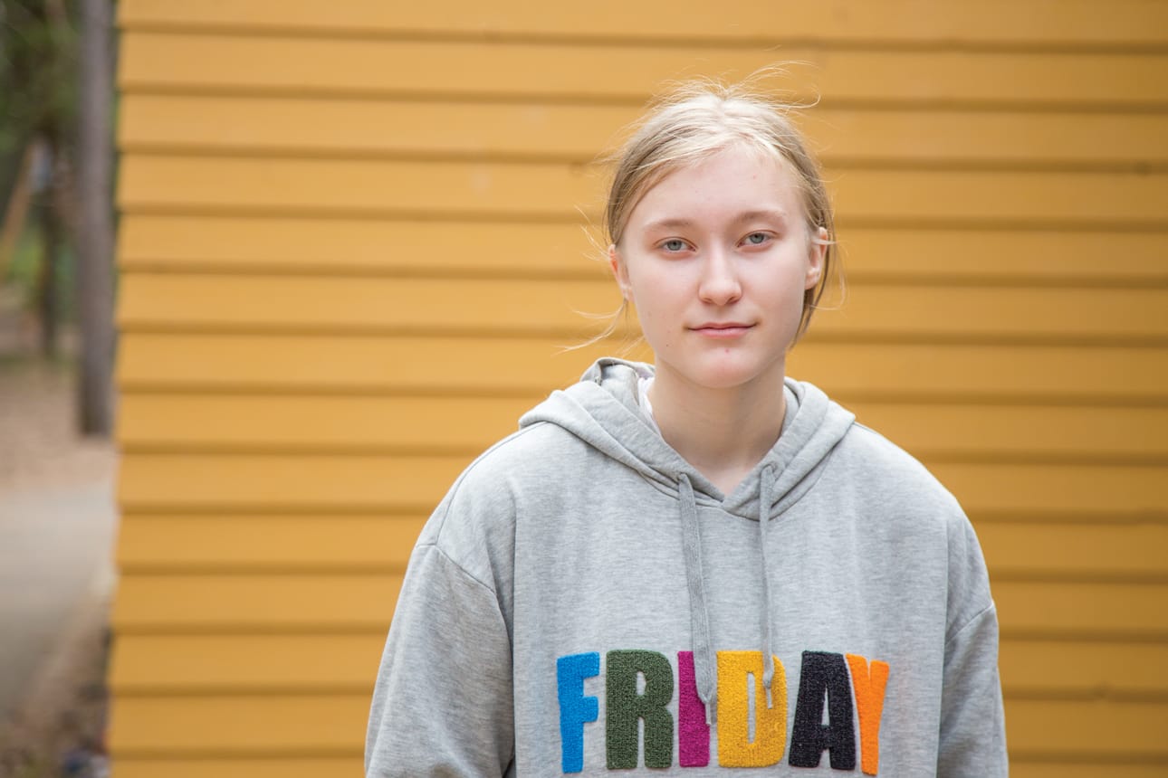 Oululaisen Lumi Hepo-ojan mieleen on leiriltä jäänyt etenkin keskustelut kiusaamisesta luontoon ja maailman näkemyksiin.