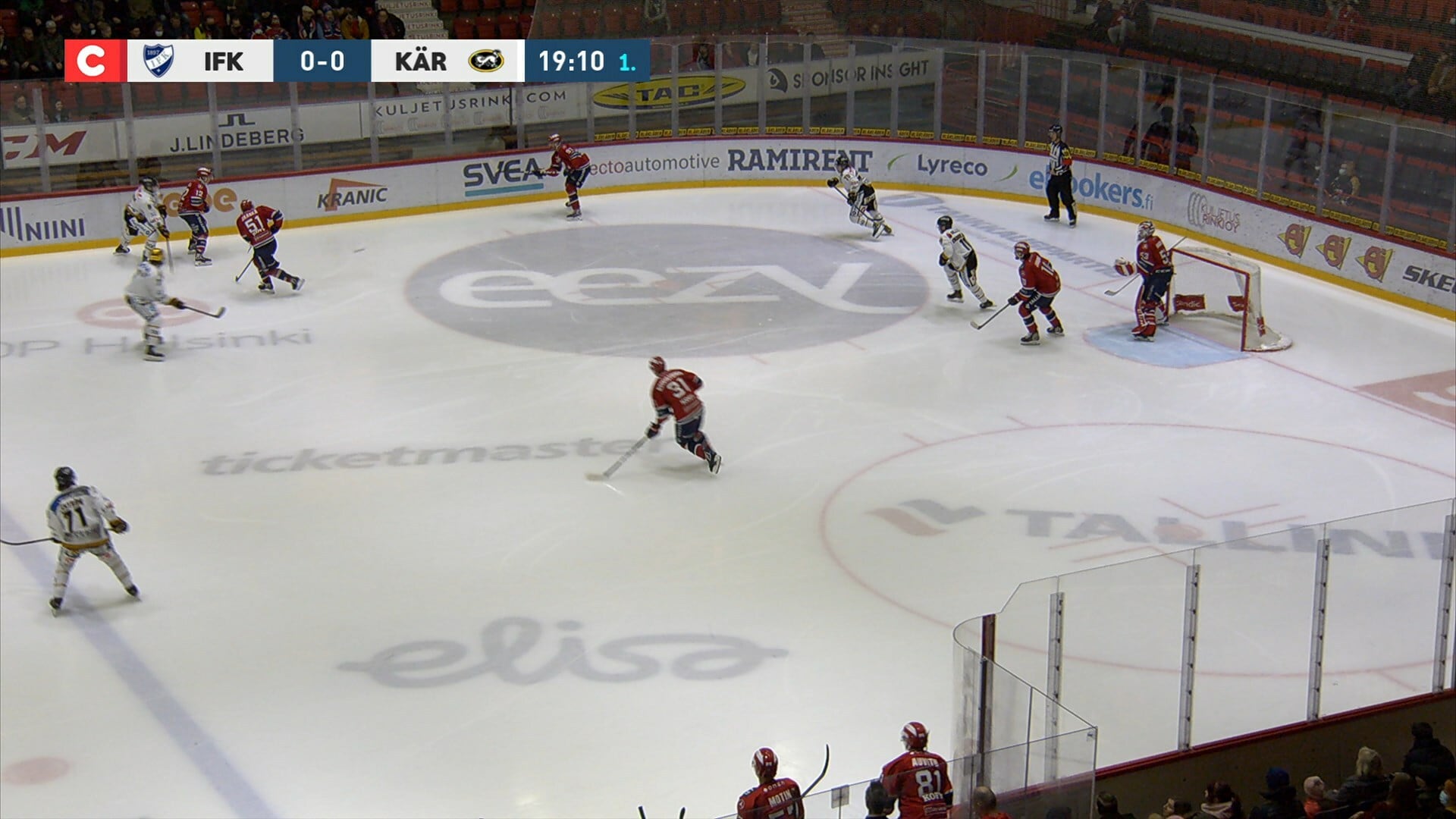 HIFK-Kärpät -ottelun huippuhetket perjantailta