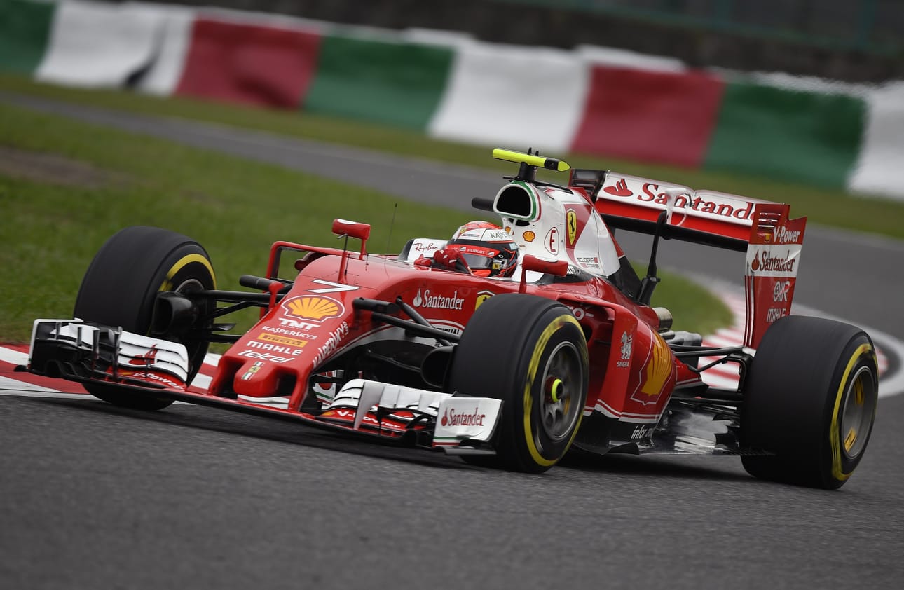 Kimi Räikkönen ajoi viidenneksi Japanin gp:ssä.
