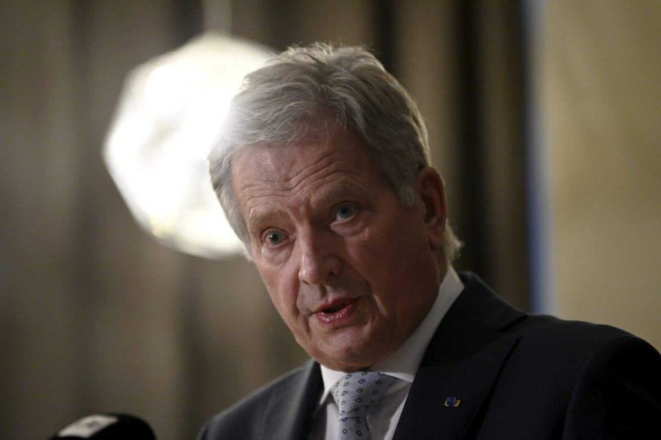 Presidenti Niinistö tapaa vierailullaan Liettuan presidentin Gitanas Nausedan. LEHTIKUVA / EMMI KORHONEN