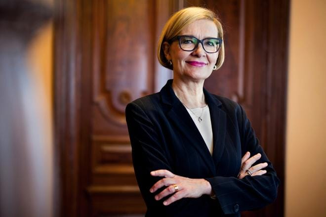Paula Risikko on uusi puhemies. KUVA: VALTIONEUVOSTO