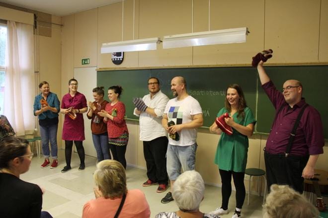 Häjy-Impro show’ta seurasi täysi kylätalollinen väkeä 14.8. KUVAT: MIA KÄRKKÄINEN