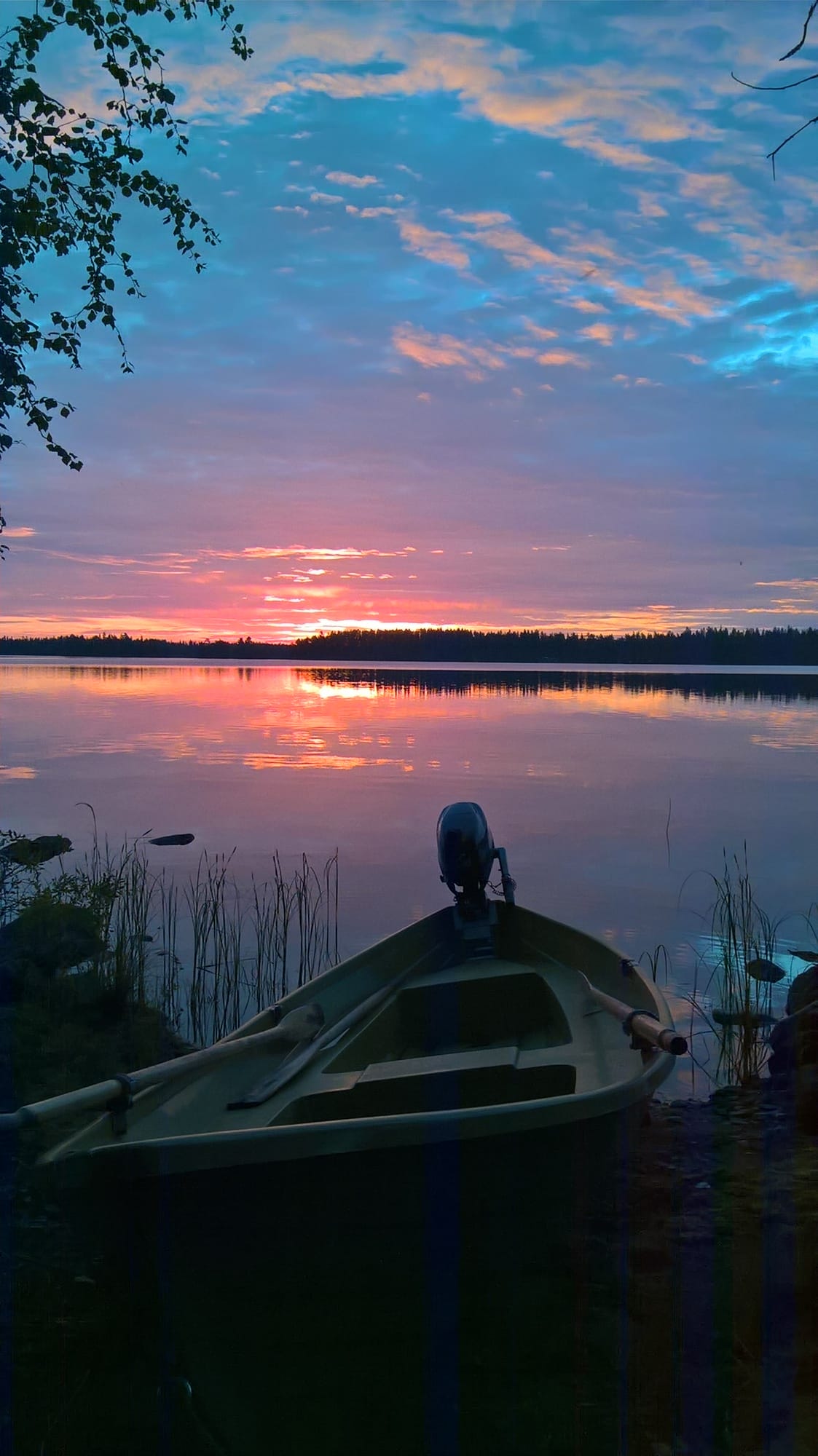 Yösydännä Joukamojärvellä