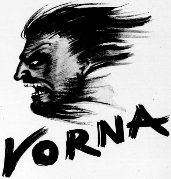 Näin hurjalla kuvalla Vorna esiteltiin vuodelta 1936 peräisin olevassa lehtijutussa.