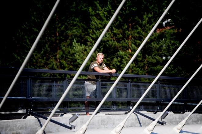 Seinäjokelainen Toni Kuusela haluaa lähivuosina katsoa rajansa keihäänheitossa. KUVA: JAAKKO ELENIUS