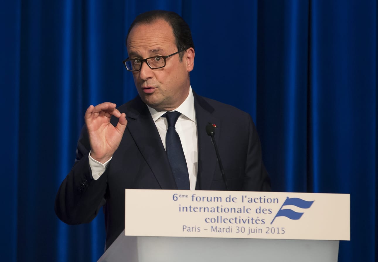 Ranskan presidentti Francois Hollande.