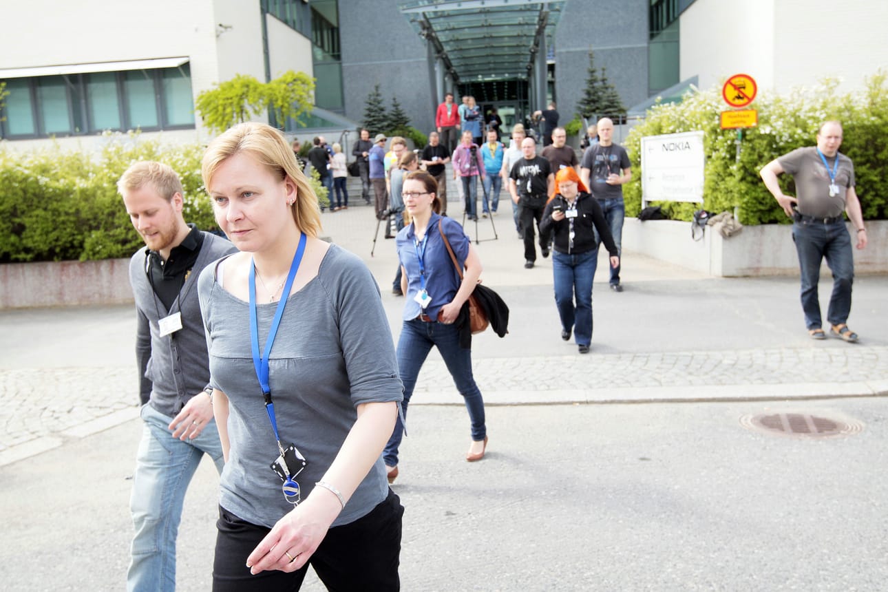Nokian henkilöstö kuuli yhtiön uusista suunnitelmista torstaiaamuna.