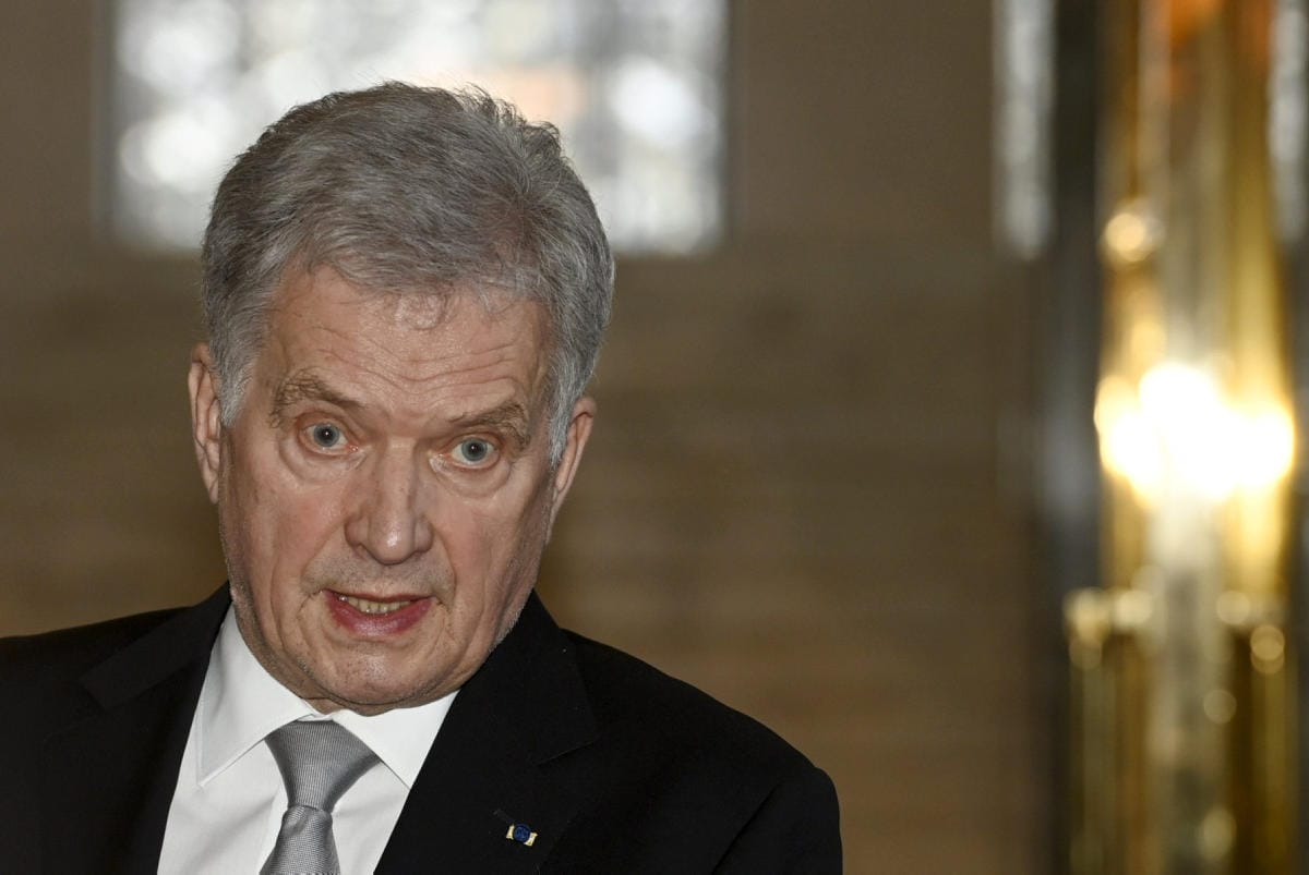 Presidentti Sauli Niinistön mukaan Venäjä lisää toimillaan jatkuvasti jännitteitä Ukrainassa sekä suhteissaan länteen. LEHTIKUVA / Heikki Saukkomaa