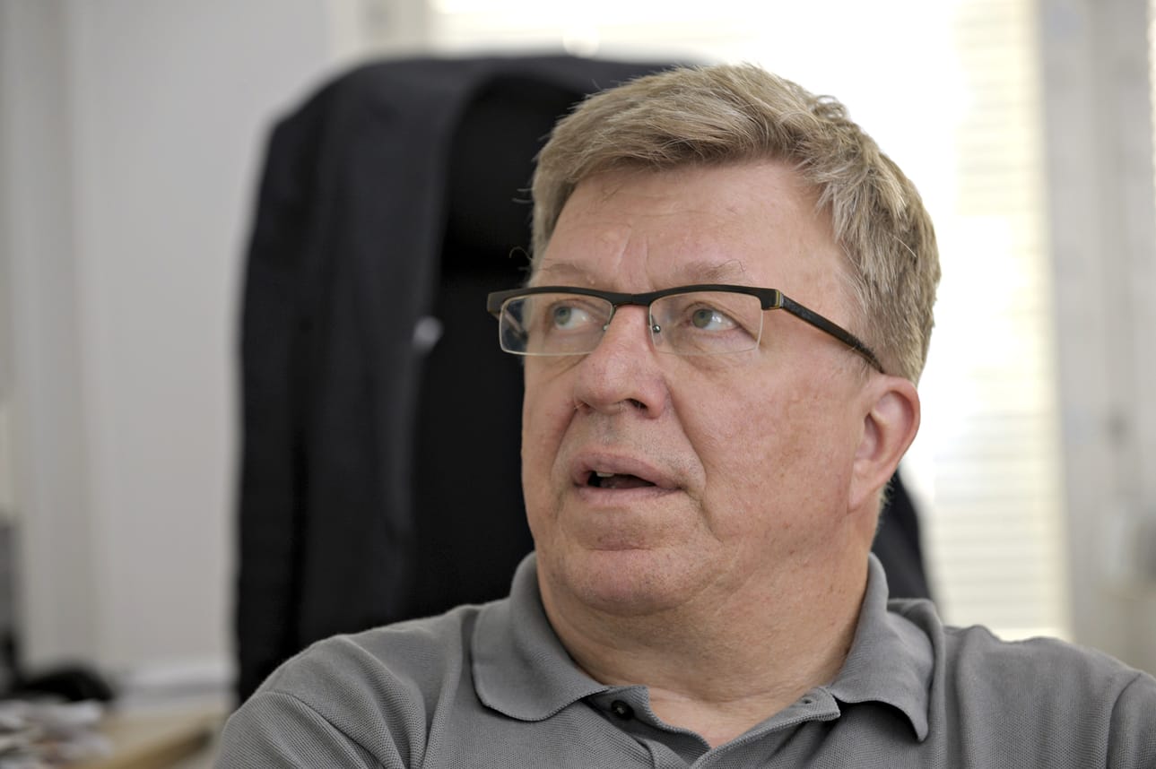 Keskustan puoluesihteeri Timo Laaninen. Arkistokuva.