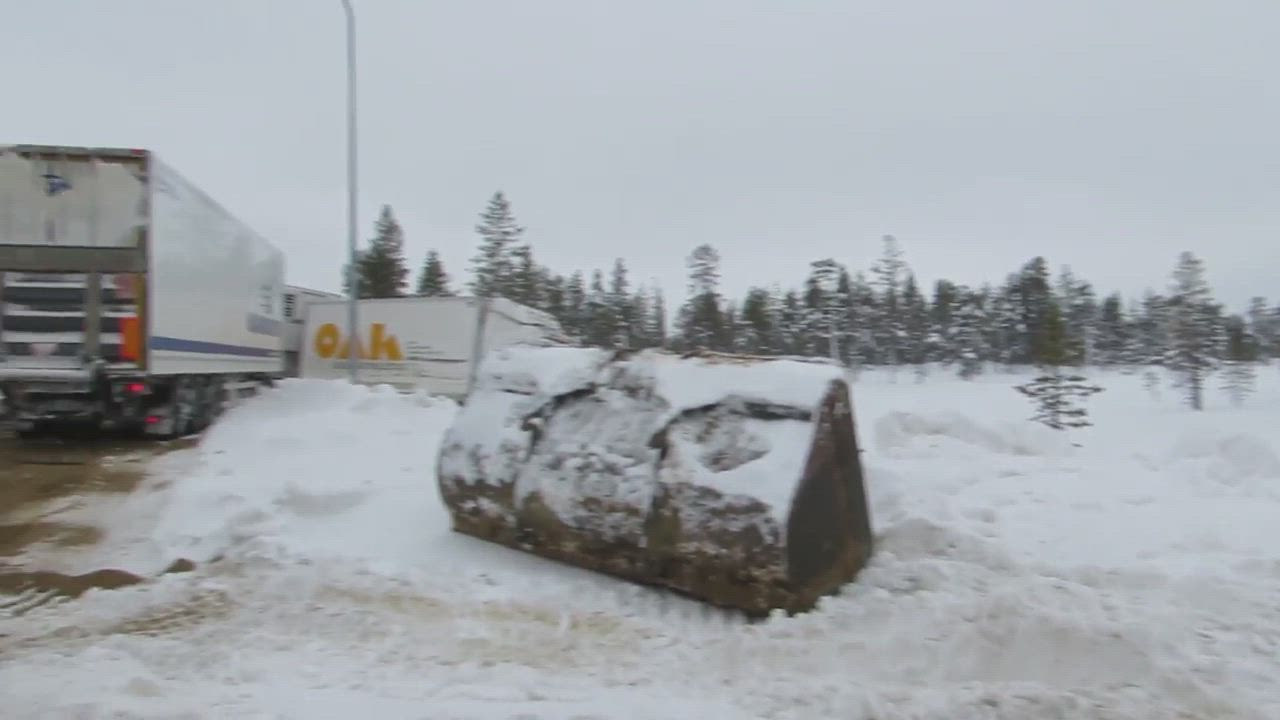 Saariselän rekkakolari