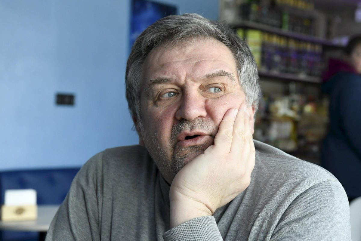 Professori Oleksi Haran Kiovan Mohyla-akatemiasta uskoo, että Ukraina on Putinille henkilökohtainen pakkomielle. LEHTIKUVA / Jussi Nukari