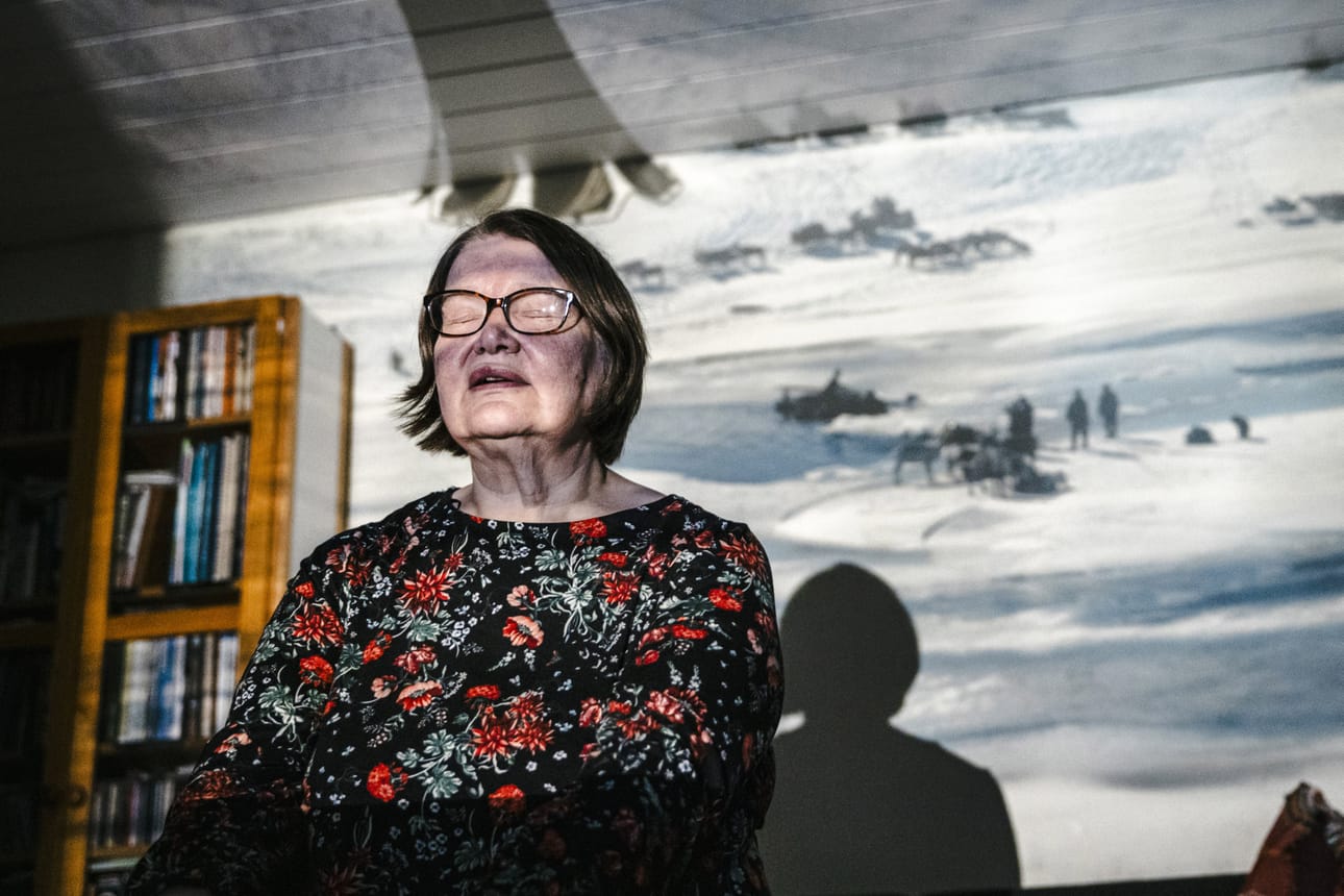 Tuula Tuisku eli kymmenen vuoden aikana monet kerrat nenetsien kanssa tundralla.
