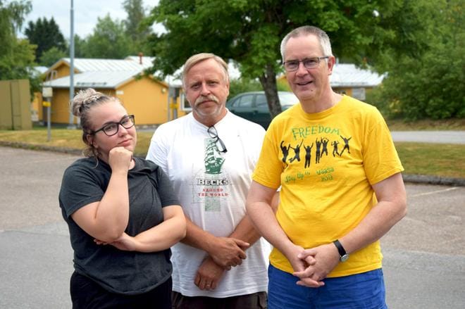 Jessica ja Tomas Lindström sekä Jari Friman kannustavat CISVin toimintaan mukaan myös uusia perheitä ja aktiiveja. Kuva: Raija Koivisto