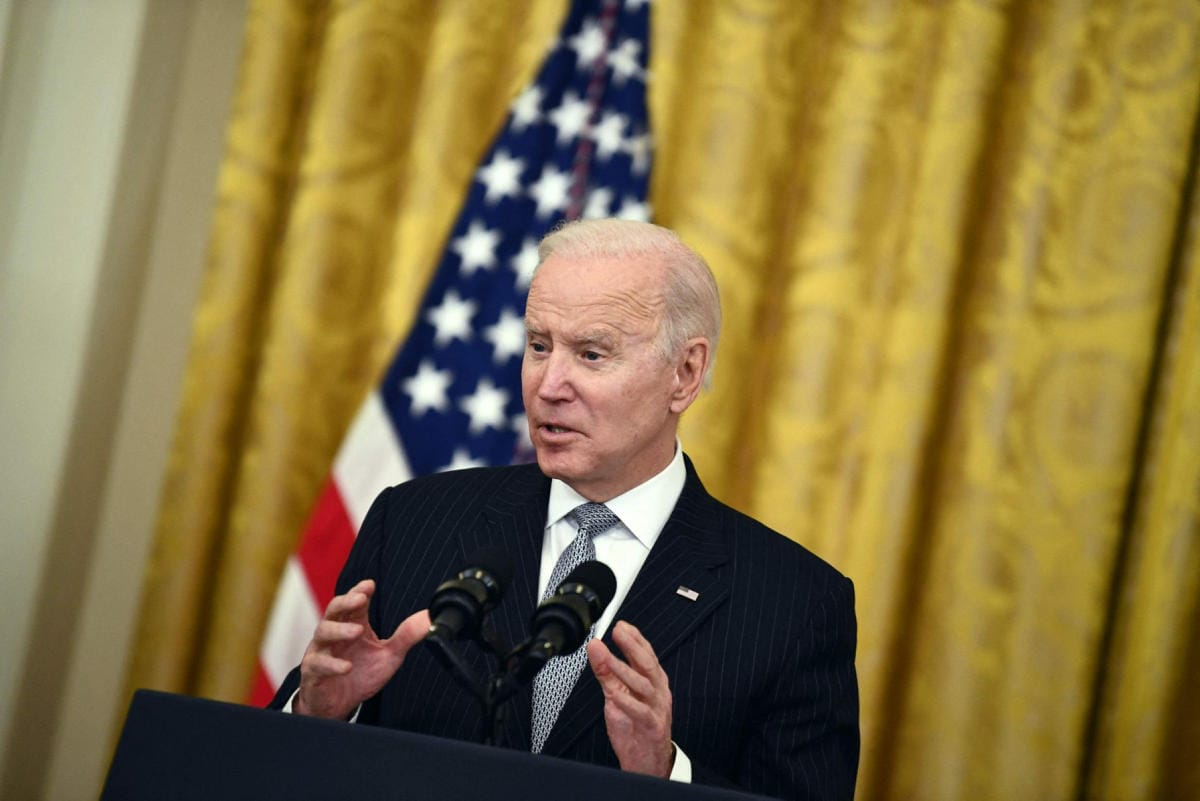 Presidentti Joe Biden sanoo äärijärjestö Isisin johtajan kuolleen Yhdysvaltojen tekemässä ilmaiskussa Syyriassa. LEHTIKUVA/AFP