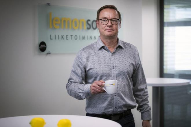 Toimitusjohtaja Kari Joki-Hollanti on edelleen Lemonsoftin toiseksi suurin omistaja. Arkistokuva: